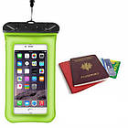 Чохол для смартфона водонепроникний універсальний AirCase зелений, фото 4