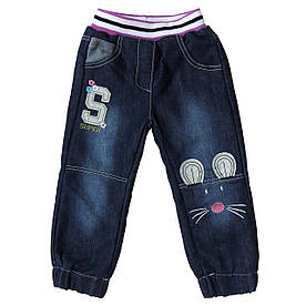 Теплі джинси "Мишеня" для дівчинки. 3 роки