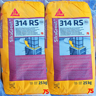 SikaGrout®-314 RS - Подливочный розчин для бетонних, кам'яних, сталевих елементів і анкерів, 25 кг, фото 1