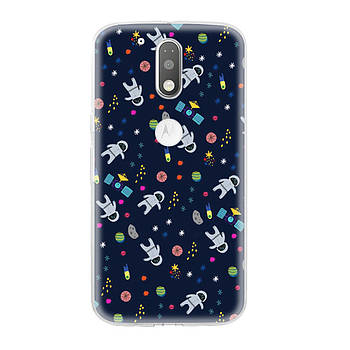 Чохол з малюнком Printed Silicone для Motorola Moto G4 / G4 Plus Космос