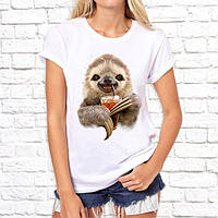 Футболки з принтом (малюнком) Ленивцов