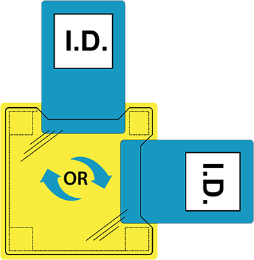 Подвійний ID тримач - гарячий спосіб кріплення ID30
