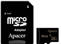 Карта пам'яті Apacer microSDHC 16GB UHS-I U1 Class 10