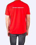 Чоловіча футболка JHK REGULAR T-SHIRT червона з логотипом Нова Пошта, фото 3