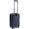Валіза пластикова на 4 колесах Wings 147 Маленька Ручна поклажа (S) Синя, фото 5