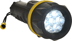 Гумовий ліхтар з 7 світлодіодами PA60 Жовтий/Чорний