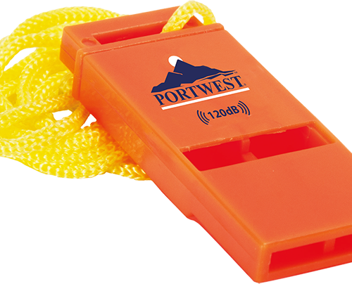 Тривожний свисток Slimline 120 Дб Portwest PA99 Помаранчевий, фото 1