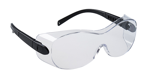 Очки для ношения поверх корректирующих очков PS30 Прозрачный/черный, фото 1