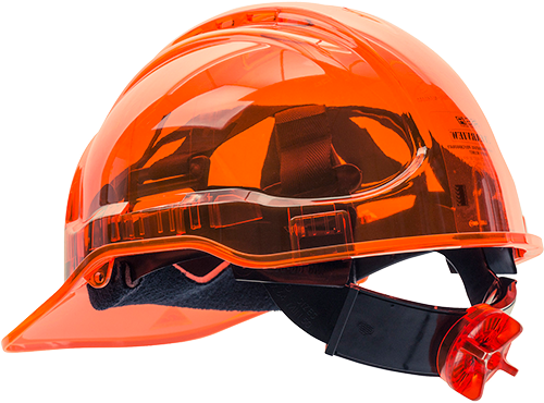 Вентильована захисна каска Portwest Peak View з храповим механізмом PV60, Помаранчевий