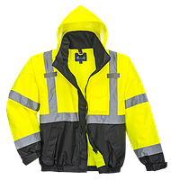 Світловідбиваюча куртка-бомбер 3-в-1 класу преміум S365