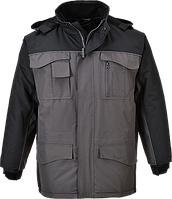 Куртка-парка утепленная RS S562 Черный/Серый, L