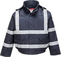 Мультизащитная водонепроникна вогнестійка куртка-бомбер Bizflame S783