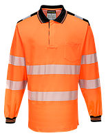 Сорочка-поло підвищеної видимості PW3 з довгими рукавами T184