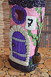 Сувенірна пляшка рожевий будиночок, фото 5