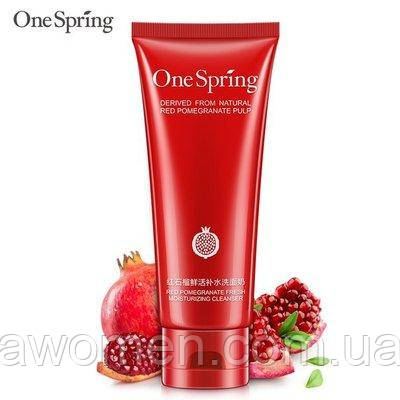 Пінка для вмивання One Spring з екстрактом граната 80 g, фото 1