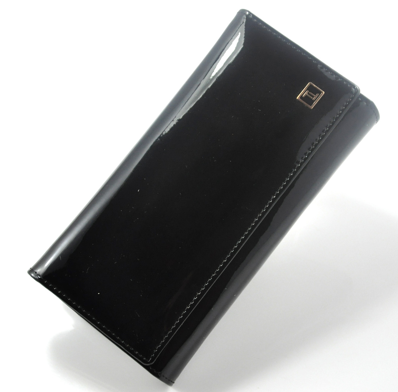 Жіночий гаманець Gold шкіра Bretton W46 чорний, фото 1