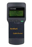 SC8108 мережевий тестер, функції: wiremap, відстань до обриву, фото 4