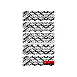 Наклейка для дизайну нігтів Kodi Professional"Black" Nail Art Stickers BP013