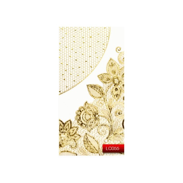 Наклейка для дизайну нігтів Kodi Professional"Gold" Nail Art Stickers LC055