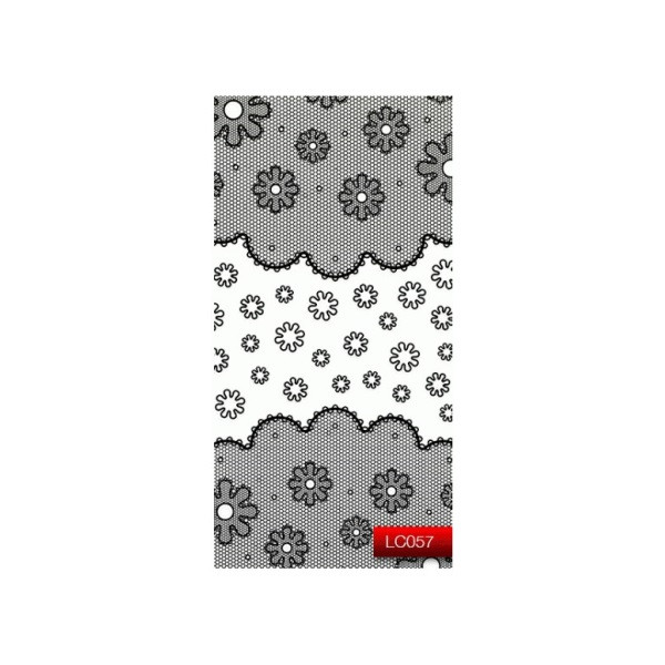 Наклейка для дизайну нігтів Kodi Professional"Black" Nail Art Stickers LC057
