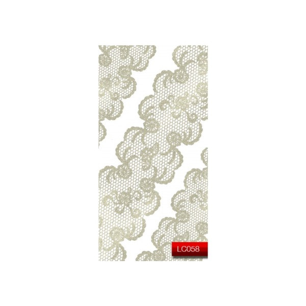 Наклейка для дизайну нігтів Kodi Professional"Silver" Nail Art Stickers LC058