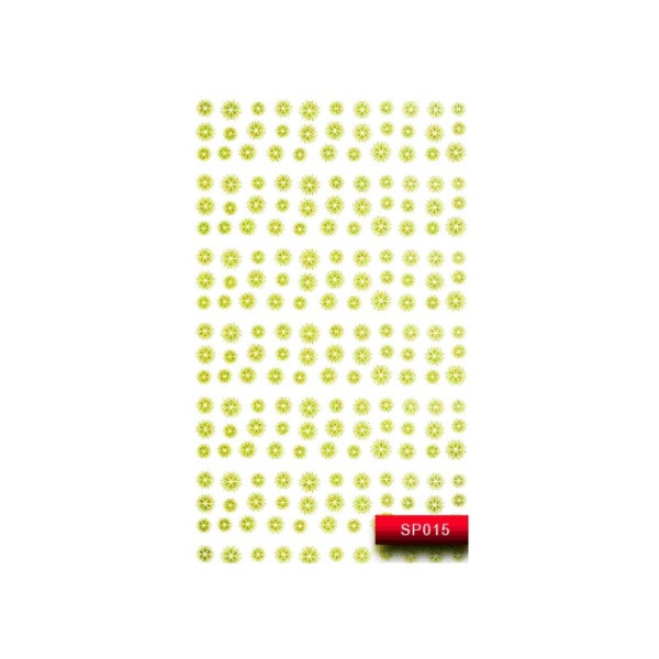 Наклейка для дизайну нігтів Kodi Professional "Gold" Nail Art Stickers SP015
