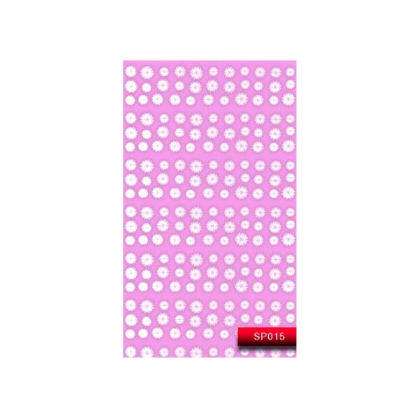 Наклейка для дизайну нігтів Kodi Professional "White" Nail Art Stickers SP015, фото 1
