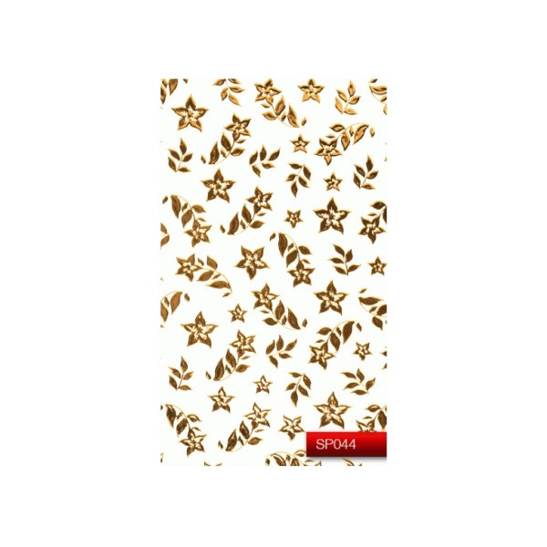 Наклейка для дизайну нігтів Kodi Professional "Gold" Nail Art Stickers SP044