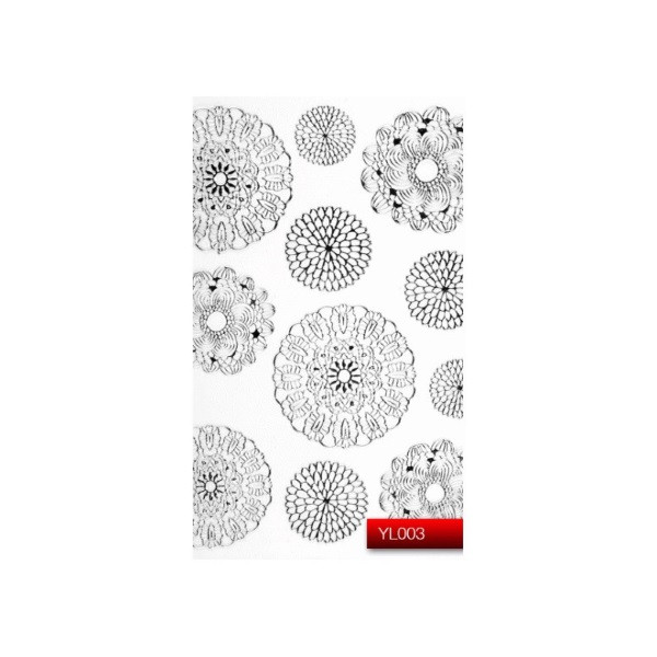 Наклейка для дизайну нігтів Kodi Professional "Silver" Nail Art Stickers YL003
