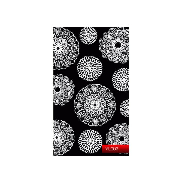 Наклейка для дизайну нігтів Kodi Professional "White" Nail Art Stickers YL003