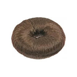 Підкладка Sibel в формі кільця для вечірніх зачісок коричнева 9 см