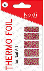 Термо фольга для дизайну нігтів Kodi Professional №006