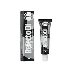 Фарба для брів та вій RefectoCil №1 Чорна 15 мл