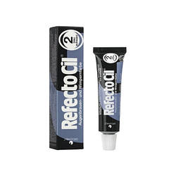 Фарба для брів та вій RefectoCil №2 Чорно-синя 15 мл