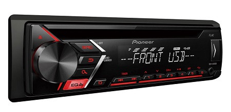 Автомобільна магнітола USB mp3 Автомагнітола Pioneer MVH-09UBR