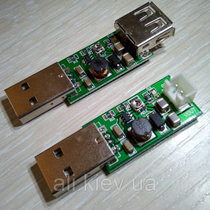 DC-DC Step-up 5v - 12v регульоване (6 - 15В) адаптер заряджання. Для БП, LED , Quick CHARGE USB вхід-вихід