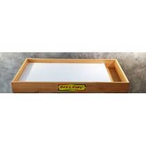 Мобільна світлодіодна пісочниця — планшетМІНІ білий, відсік для піску-ОЛЬХА/550×330