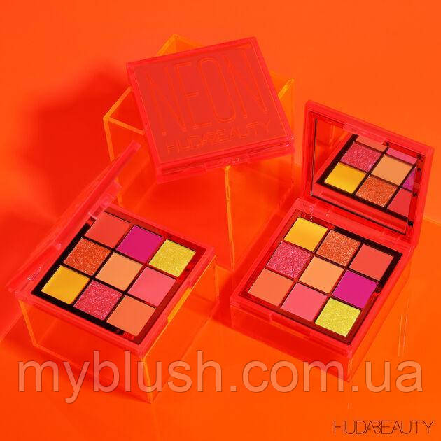 Тени Huda Beauty Neon Orange Obsessions