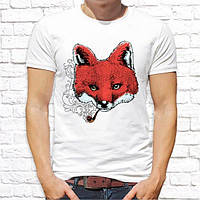 Чоловіча футболка з принтом Ліс з люлькою Push IT