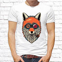 Чоловіча футболка з принтом Лис, Що Палить Push IT