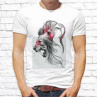 Чоловіча футболка з принтом Лев 2 Push IT