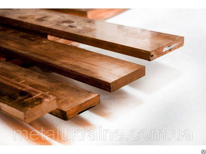 Шина мідна ( смуга ) 3х30х3000мм М1 М2, фото 1