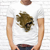 Чоловіча футболка з принтом Лев Push IT