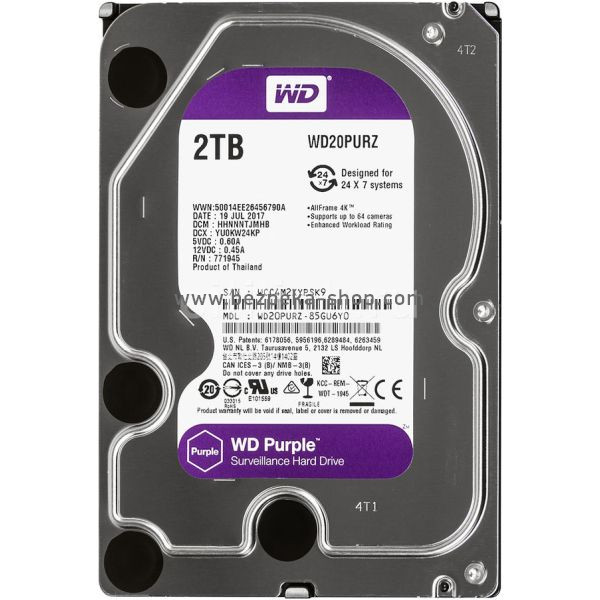 Жорсткий диск WD20PURZ 2/Tb 64MB