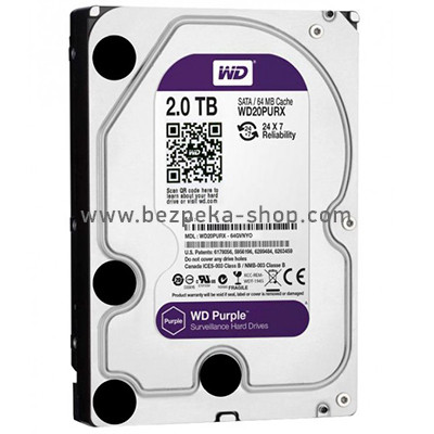 Жорсткий диск WD20PURX 2/Tb 64MB