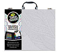 Арт кейс с гелевыми ручками и маркерами Crayola Take Note, Colorful Writing Art Case (04-0421)