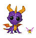 Фігурка Funko Pop Фанко Поп Дракон Спайро Спайро та Спаркс Spyro the Dragon Spyro Sparx 10см Game SD SS 361, фото 2