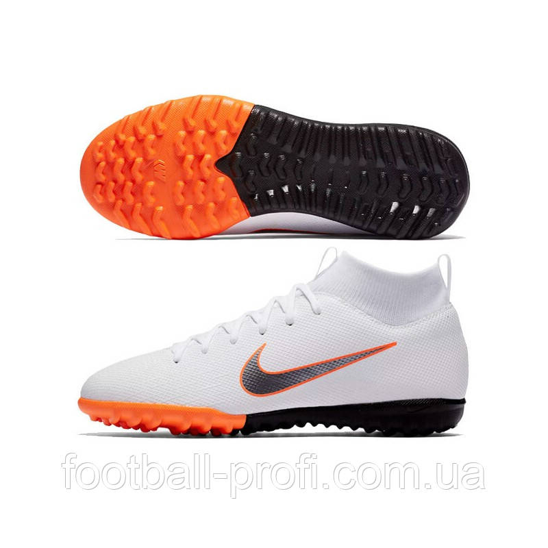 Сороконіжки Nike JR MercurialX SuperflyX 6 Academy GS TF AH7344-107