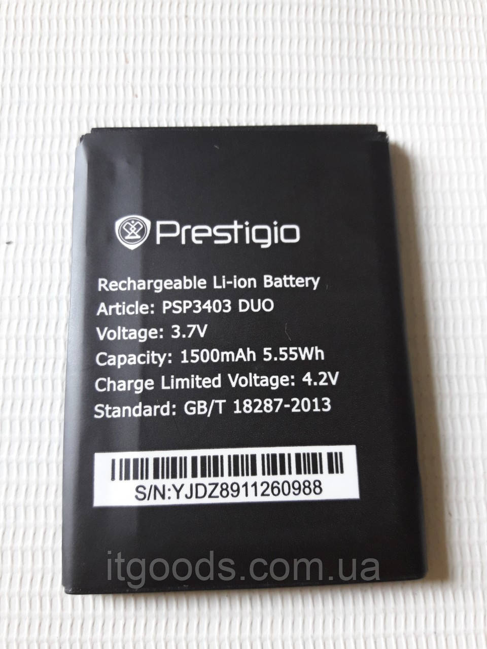 Оригінальний акумулятор (АКБ, батарея) для Prestigio MultiPhone Wize L3 3403 Duo | Wize LX3 3413 Duo