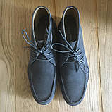Ботинки calvin klein kenley calf suede grey, фото 6